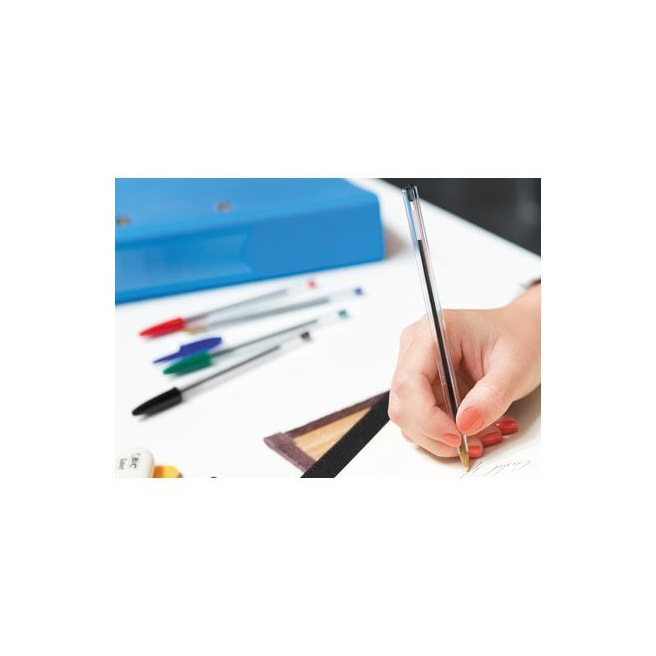 Stylo-bille BIC CRISTAL - pointe moyenne Stylo-bille BIC CRISTAL - pointe moyenne