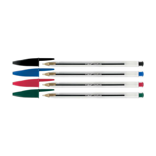 Stylo-bille BIC CRISTAL - pointe moyenne Stylo-bille BIC CRISTAL - pointe moyenne