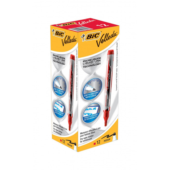 Markeerstift voor whiteboard BIC VELLEDA LIQUID INK Markeerstift voor whiteboard BIC VELLEDA LIQUID INK