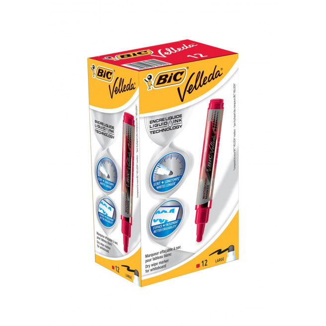 Markeerstift voor whiteboard BIC VELLEDA LIQUID INK Markeerstift voor whiteboard BIC VELLEDA LIQUID INK