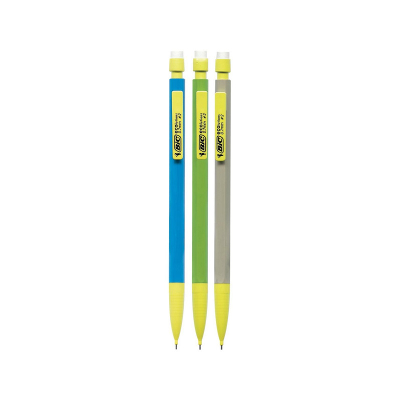50 Porte-Mines BIC Matic ECOlutions 0.7mm HB - Recyclés 65% - Fabriqués En France