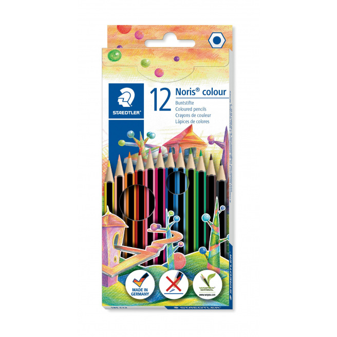 boite de crayon de couleur de 24 staedtler