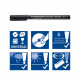 Permanente stift Staedtler LUMOCOLOR