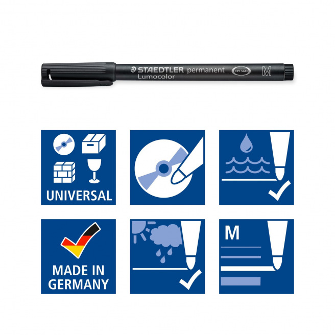 Permanente stift Staedtler LUMOCOLOR Permanente stift Staedtler LUMOCOLOR