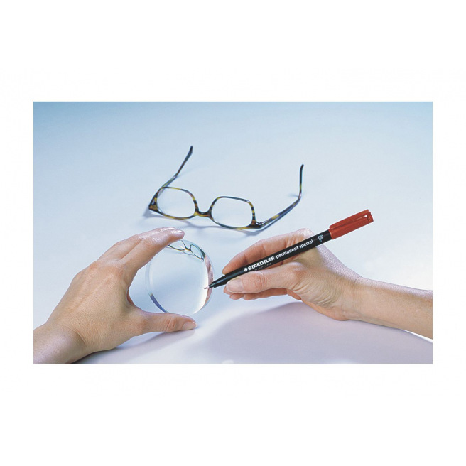 Permanente viltstift Staedtler LUMOCOLOR SPECIAL - fijne punt - zwart Permanente viltstift Staedtler LUMOCOLOR SPECIAL - fijne punt - zwart