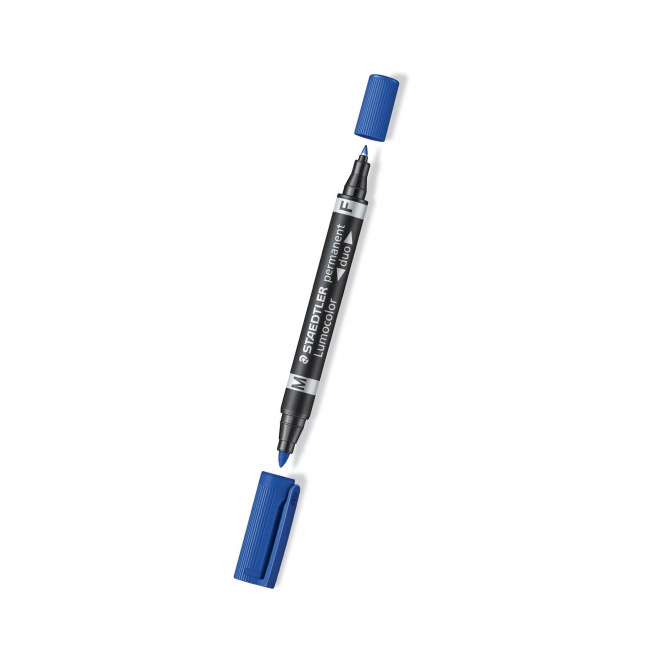 Marqueur permanent Staedtler LUMOCOLOR DUO - double pointe Marqueur permanent Staedtler LUMOCOLOR DUO - double pointe