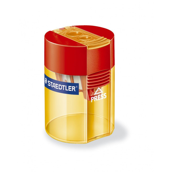 Taille-crayon Staedtler avec réservoir - 2 trous Taille-crayon Staedtler avec réservoir - 2 trous