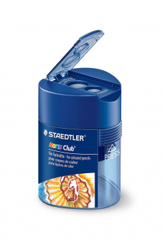Taille-crayon Staedtler NORIS CLUB avec réservoir - 2 trous