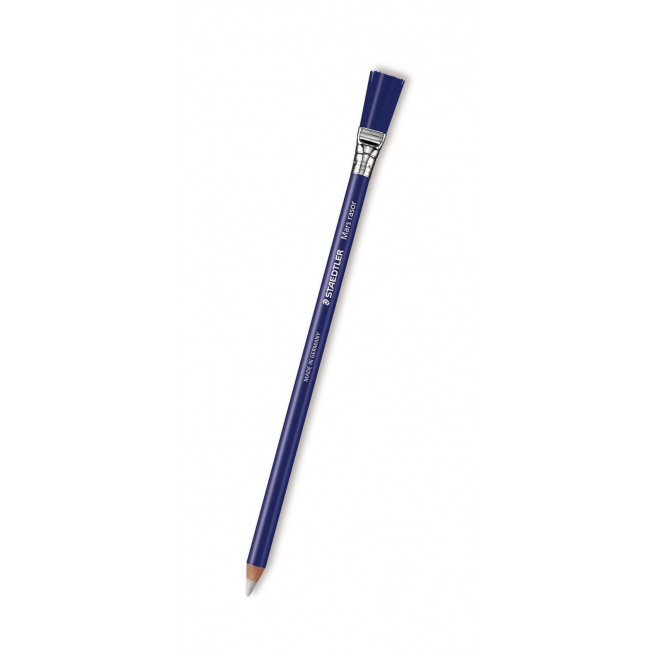 Stock Bureau - STAEDTLER Crayon gomme Mars rasor bleu avec embout