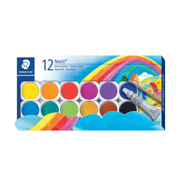 Staedtler NORIS CLUB aquarelpastilles - doos van 12