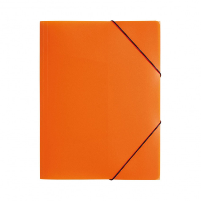 Pagna map met flappen en elastiek in plastic - A4