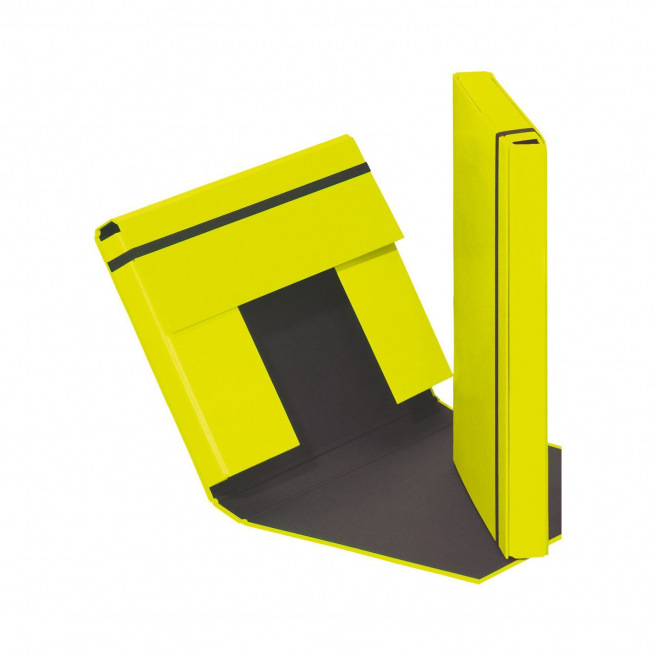 Boîte de classement à élastique Pagna en carton - dos 4 cm - A4 Boîte de classement à élastique Pagna en carton - dos 4 cm - A4