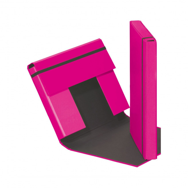 Boîte de classement à élastique Pagna en carton - dos 4 cm - A4 Boîte de classement à élastique Pagna en carton - dos 4 cm - A4