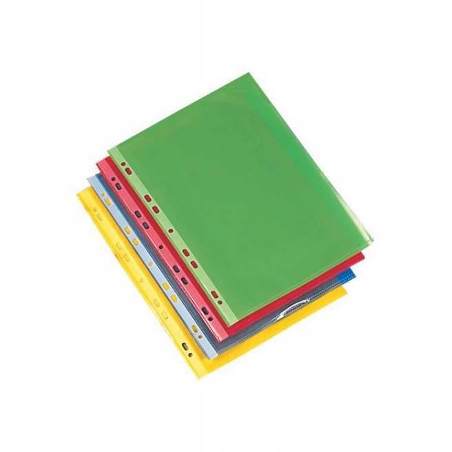 Geperforeerde hoesjes - Pakket van 50 verschillende kleuren Geperforeerde hoesjes - Pakket van 50 verschillende kleuren