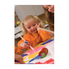 Faber-Castell 4 pinceaux enfant ergonomique pour peinture