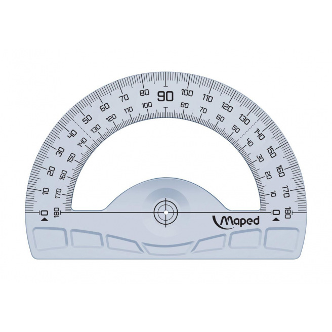 Plastic Maped GEOMETRIC 180° rapporteur