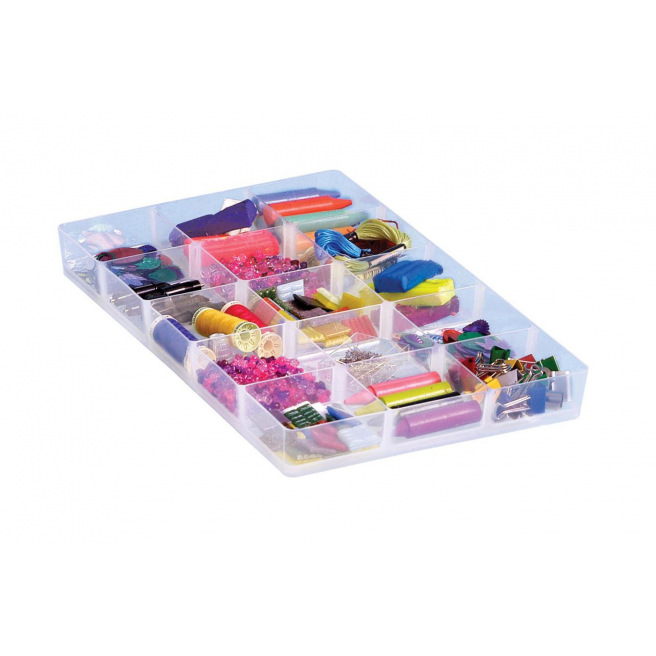 Opbergdoos REALLY USEFUL BOX - 4 L + 2 plateaus met 15 compartimenten Opbergdoos REALLY USEFUL BOX - 4 L + 2 plateaus met 15 compartimenten