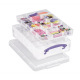Opbergdoos REALLY USEFUL BOX - 4 L + 2 plateaus met 15 compartimenten