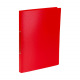 Ringband met 2 ringen van zacht plastic - A4 - rug 2,2 cm