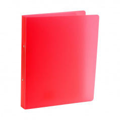 Twee-rings map van dik, flexibel plastic - A4