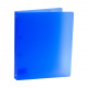 Ringband met 4 ringen van dik flexibel plastic - A4 - rug 3,5 cm