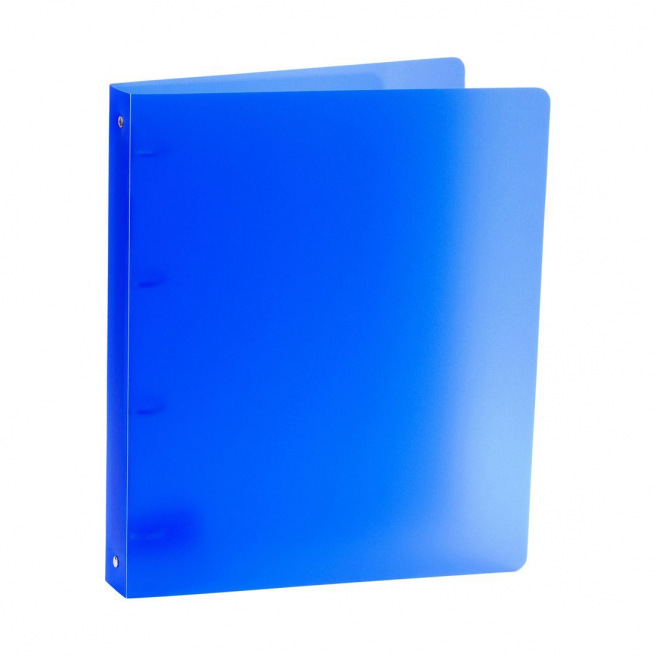 Ringband met 4 ringen van dik flexibel plastic - A4 - rug 3,5 cm