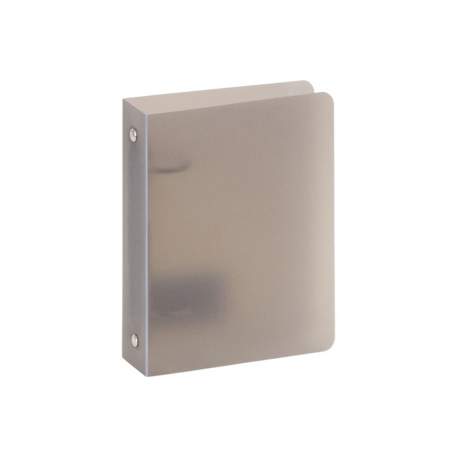 Ringband met 2 ringen van klein formaat plastic - rug 3,5 cm