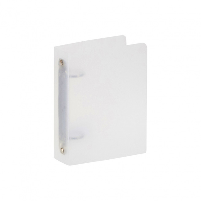 Ringband met 2 ringen van klein formaat plastic - rug 3,5 cm