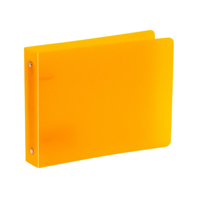 Ringband met 2 ringen van klein formaat plastic - rug 3,5 cm