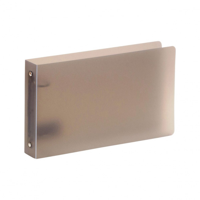 Ringband met 2 ringen van klein formaat plastic - rug 3,5 cm