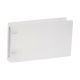 Ringband met 2 ringen van klein formaat plastic - rug 3,5 cm