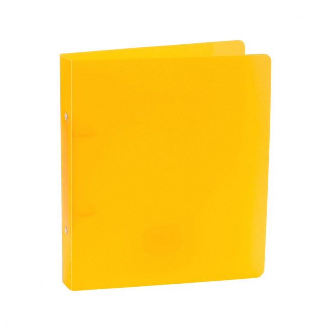 Ringband met 2 ringen van klein formaat plastic - rug 3,5 cm