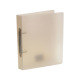 Ringband met 2 ringen van klein formaat plastic - rug 3,5 cm
