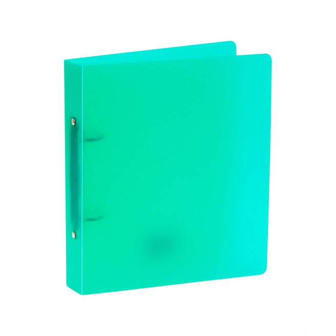 Ringband met 2 ringen van klein formaat plastic - rug 3,5 cm