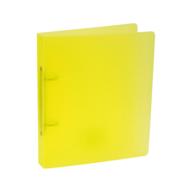 Ringband met 2 ringen van klein formaat plastic - rug 3,5 cm