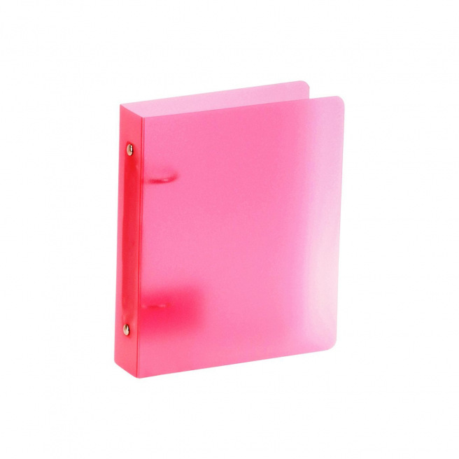 Ringband met 2 ringen van klein formaat plastic - rug 3,5 cm