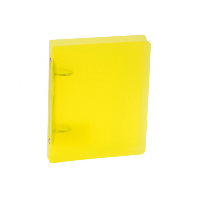 Ringband met 2 ringen van klein formaat plastic - rug 3,5 cm