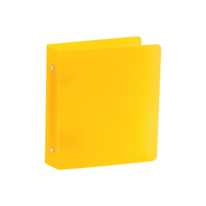 Ringband met 2 ringen van klein formaat plastic - rug 3,5 cm