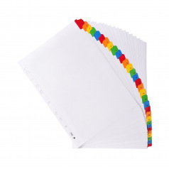 Exacompta digitale tabblad verdelers - karton - A4