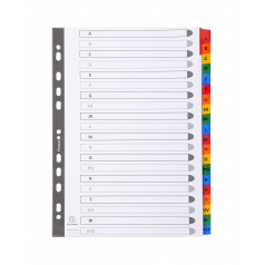 Alfabetische tabbladen Exacompta - karton - A4