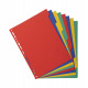 Exacompta scheidingsbladen met neutrale tabs - 220 g gekleurd karton