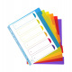 Exacompta CAMPUS neutrale tabbladverdelers - gekleurd plastic - A4 maxi