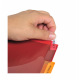 Intercalaires à onglets neutres porte-étiquettes Exacompta - plastique de couleur - A4