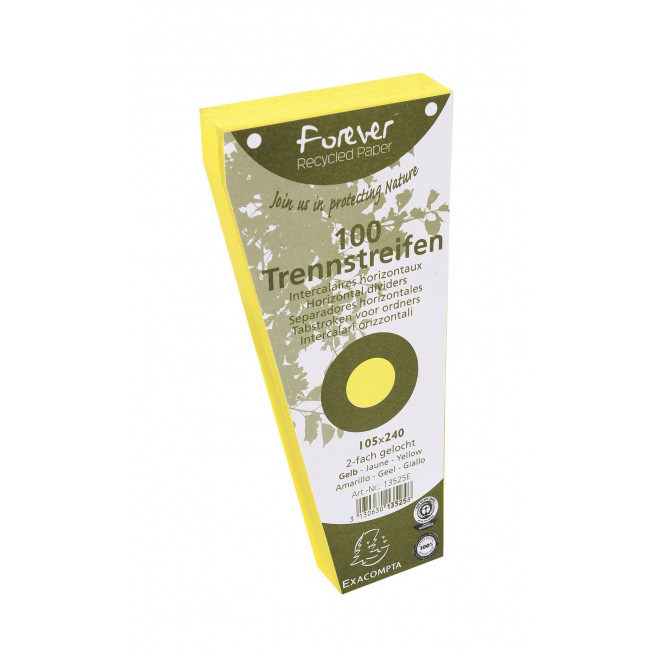 Exacompta FOREVER trapezium tabs - pak van 100