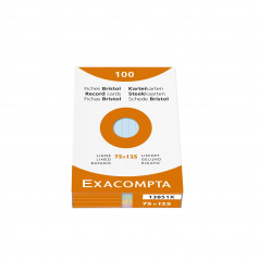 Exacompta Bristol-kaarten in kleur - doosje van 100 kaarten