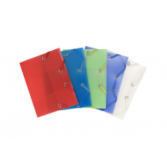 Map met flappen en elastieken Exacompta CHROMALINE - pocketformaat 12 x 16 cm Map met flappen en elastieken Exacompta CHROMALINE - pocketformaat 12 x 16 cm