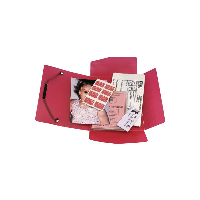 Map met flappen en elastieken Exacompta CHROMALINE - pocketformaat 12 x 16 cm