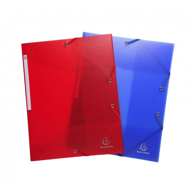 Farde à rabats et élastiques Exacompta CHROMALINE - A4 - lot de 10 Farde à rabats et élastiques Exacompta CHROMALINE - A4 - lot de 10