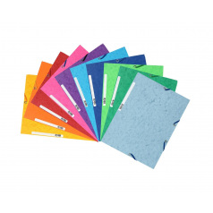 Exacompta kartonnen elastomap met 3 kleppen - A4 Exacompta kartonnen elastomap met 3 kleppen - A4