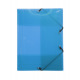 Exacompta CRYSTAL plastic map met flappen en elastieken - A4